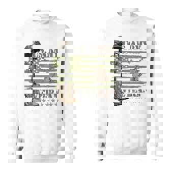 US Veteran Patriotic US Flag Sweatshirt Unisex | Mazezy