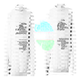 Uzbekistan It's In My DNA Uzbek Pride Uzbek Flag Uzbek Roots Premium Sweatshirt Unisex | Mazezy