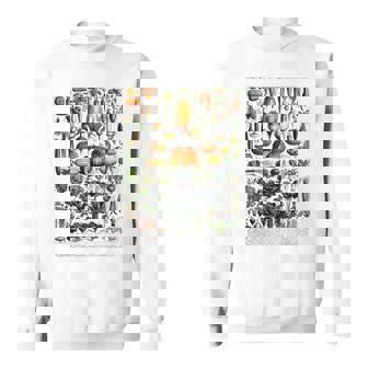 Vegan Vegetable Legumes Chart French Scientific Illustration Tank Top Sweatshirt Unisex | Mazezy