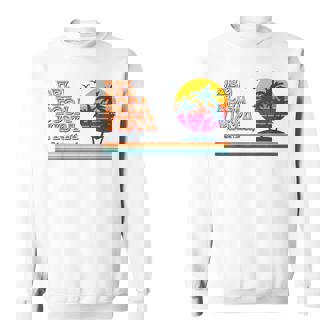 Vintage Del Boca Vista S Sunset Palm Trees Sweatshirt - Thegiftio