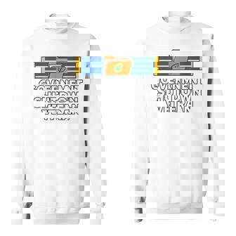 Vintage Government Shutdown Veteran Politics Humor Sweatshirt Unisex | Mazezy