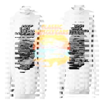 Vintage Muscle Car Rod Hot Artwork Tee For Car Show Fans Sweatshirt Unisex | Mazezy