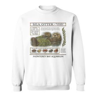 Vintage-Sea-Otter-Monterey-California-90'S-Aquarium-Lover Sweatshirt Unisex | Mazezy
