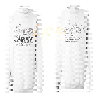 Walking By Faith Tripping Constantly Christian Three Goose Sweatshirt Unisex | Mazezy