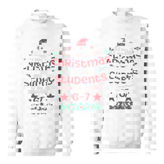 All I Want For Christmas Is My Students To Stop Saying 6-7 Tri-Blend Sweatshirt - Thegiftio