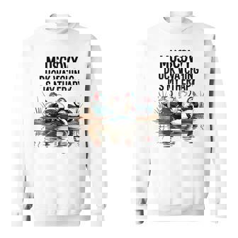 Waterfowl Birdwatching Nature Art For Muscovy Duck Lovers Sweatshirt Unisex | Mazezy