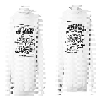 Wyoming The Cowboy State Est 1890 Sweatshirt Unisex | Mazezy