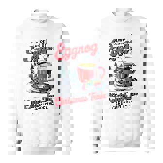 Xmas Eggnog And Christmas Train Garden For Railfans Sweatshirt Unisex | Mazezy