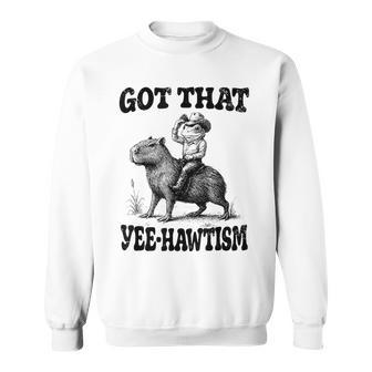 Got That Yee Haw'tism Frog Autism Awareness Sweatshirt - Monsterry