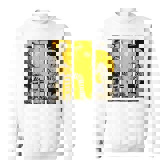 Zombie Zebra Encounter Surreal Punk Sweatshirt Unisex | Mazezy