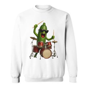 Zucchini Drums Premium Sweatshirt Unisex | Mazezy