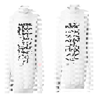 「またかよと怒られながら釣りへ行く」面白い 筆文字 ユーモア満点 背面に文字入りデザイン おもしろプリント スウェットシャツ - Kawaiitshirt