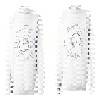 「まんなか／龍体文字」 とほかみえみため とほかみゑひため あうわ 灰×緑カーキ 龍神 言霊 開運 かっこいい シンプル スウェットシャツ - Kawaiitshirt