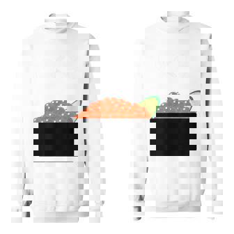 【いくら】イクラ 寿司 おすし 軍艦巻き 可愛い おもしろ 面白い 鮭 魚卵 料理 文字 ネタ ウケ狙い 文字入り 変な スウェットシャツ - Kawaiitshirt