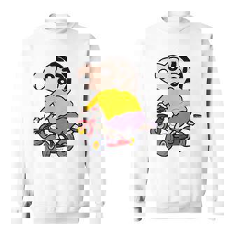 【まんが】クレヨンしんちゃん 三輪車しんちゃん スウェットシャツ - Kawaiitshirt