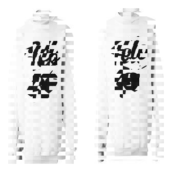 こんにちは40歳 40歳 40歳 誕生日 四十歳 母 スウェットシャツ - Kawaiitshirt