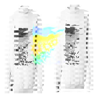 ウクライナ国旗 ひまわりの愛 ウクライナの強い服 スウェットシャツ - Kawaiitshirt