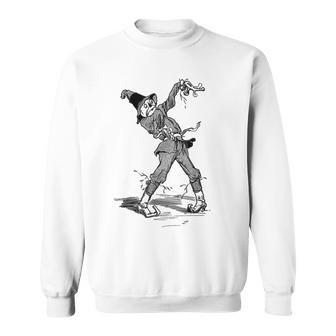オズの土地 ビンテージアート ハロウィーン オズの魔法使い かかし スウェットシャツ - Kawaiitshirt