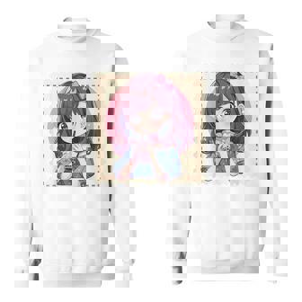 カワイイアニメ ちびガール バブルティー ボバミルク オタク スウェットシャツ - Kawaiitshirt