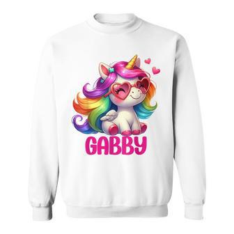 ギャビーユニコーン 名前入りデザイン スウェットシャツ - Kawaiitshirt