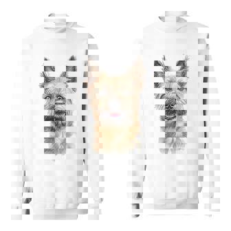 ケアンテリア 犬 グラフィック ペット アートワーク ケアンテリア スウェットシャツ - Kawaiitshirt