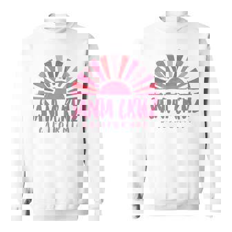 サンタクルーズ カリフォルニアサンライズ カリフォルニア州サンタクルーズ 長袖tシャツ スウェットシャツ - Kawaiitshirt