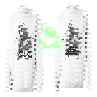 ザ・スーパーマリオギャラクシー・ムービー Yoshi Champion 長袖tシャツ スウェットシャツ - Kawaiitshirt