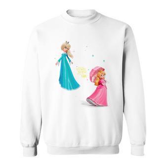 ザ・スーパーマリオギャラクシー・ムービーtarry Princess Duo 長袖tシャツ スウェットシャツ - Kawaiitshirt