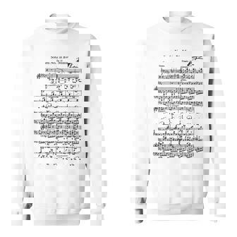 ショパン ピアノ ピアニスト 楽譜 B-Flat-Minor Musicians スウェットシャツ - Kawaiitshirt