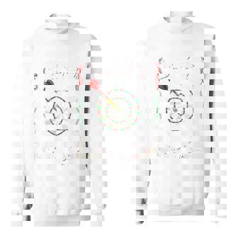 バックプリント ダーツ スポーツ ダーツボード アローダーツクラブ協会 スウェットシャツ - Kawaiitshirt