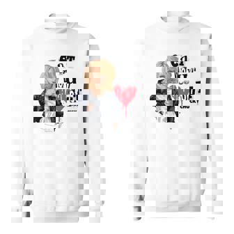 チャッキー・ティファニー・イート・ユア・ハート・アウト・バレンタイン 長袖tシャツ スウェットシャツ - Kawaiitshirt