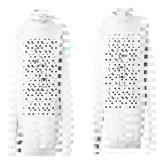 チンアナゴ《ドット柄 水玉模様》【どうぶつフレンズ】魚 水族館の生き物 かわいい 面白い 動物 スウェットシャツ - Kawaiitshirt