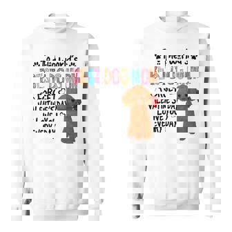 トイプードル最高の犬ママバレンタインデー面白い犬の恋人 長袖tシャツ スウェットシャツ - Kawaiitshirt