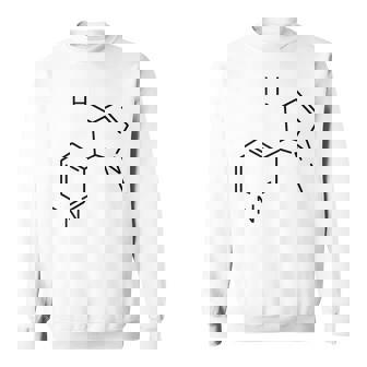 ニコチンの化学構造 スウェットシャツ - Kawaiitshirt