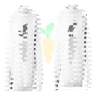 ニンジン コスチューム 野菜 カーニバル コスチューム ビーガン Carrot Costume スウェットシャツ - Kawaiitshirt