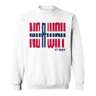 ノルウェーの国旗またはノルウェーの日のノルウェーの国旗 Norway Flag Yttende Mai スウェットシャツ - Kawaiitshirt