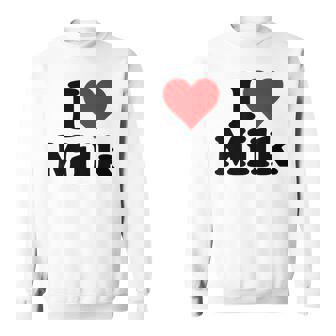 ハートミルクが大好き スウェットシャツ - Kawaiitshirt