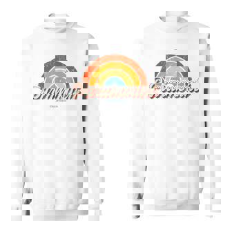 パラマウント カリフォルニア Ca ヴィンテージ レインボー レトロ 70年代 スウェットシャツ - Kawaiitshirt
