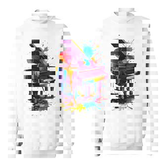 ピアノ ティー 楽器 ピアノ 長袖tシャツ スウェットシャツ - Kawaiitshirt