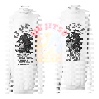 ブラジリアン柔術 Bjj クマのように訓練する 長袖tシャツ スウェットシャツ - Kawaiitshirt