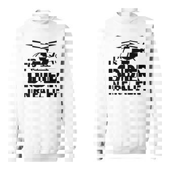 ヘリコプター 空中乗組員 実生活ではより大きな音色 スウェットシャツ - Kawaiitshirt