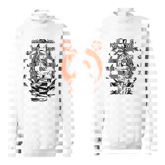 ボクサー アメリカン トラディショナル タトゥー オールドスクール ボクシング フラッシュ スウェットシャツ - Kawaiitshirt