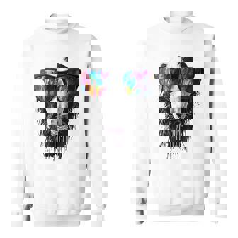 ボルゾイ 犬 モチーフ ペット イラスト サングラス ボルゾイ スウェットシャツ - Kawaiitshirt