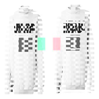 ミラノ イタリア ミラノ イタリー 旗 イタリアン スウェットシャツ - Kawaiitshirt