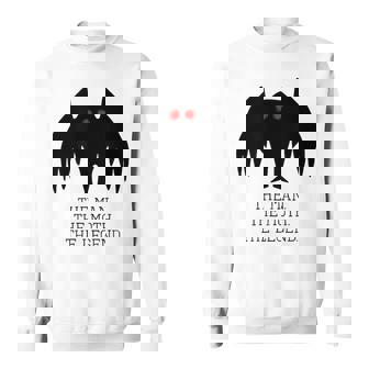 モスマン男女兼用クールクリプティッドモンスターウィアード スウェットシャツ - Kawaiitshirt