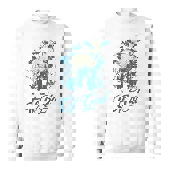 ラム オブ ゴッド キュート ヴィンテージ クリスチャン ラム デザイン 信仰 恋人 スウェットシャツ - Kawaiitshirt