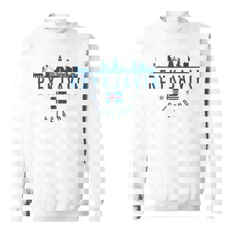 レイキャビク アイスランド アイスランド国旗 スカイライン プライド お土産 スウェットシャツ - Kawaiitshirt