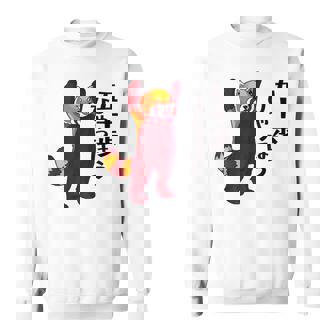 レッサーパンダ イラスト 五十歩ひゃっほう ごじっぽひゃっぽ おもしろ かわいい スウェットシャツ - Kawaiitshirt