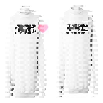 レッドハートデザイン I Love Me スウェットシャツ - Kawaiitshirt