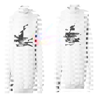 レトロ レディース ヴィンテージ メンズ ツバメ タトゥー デザイン スウェットシャツ - Kawaiitshirt